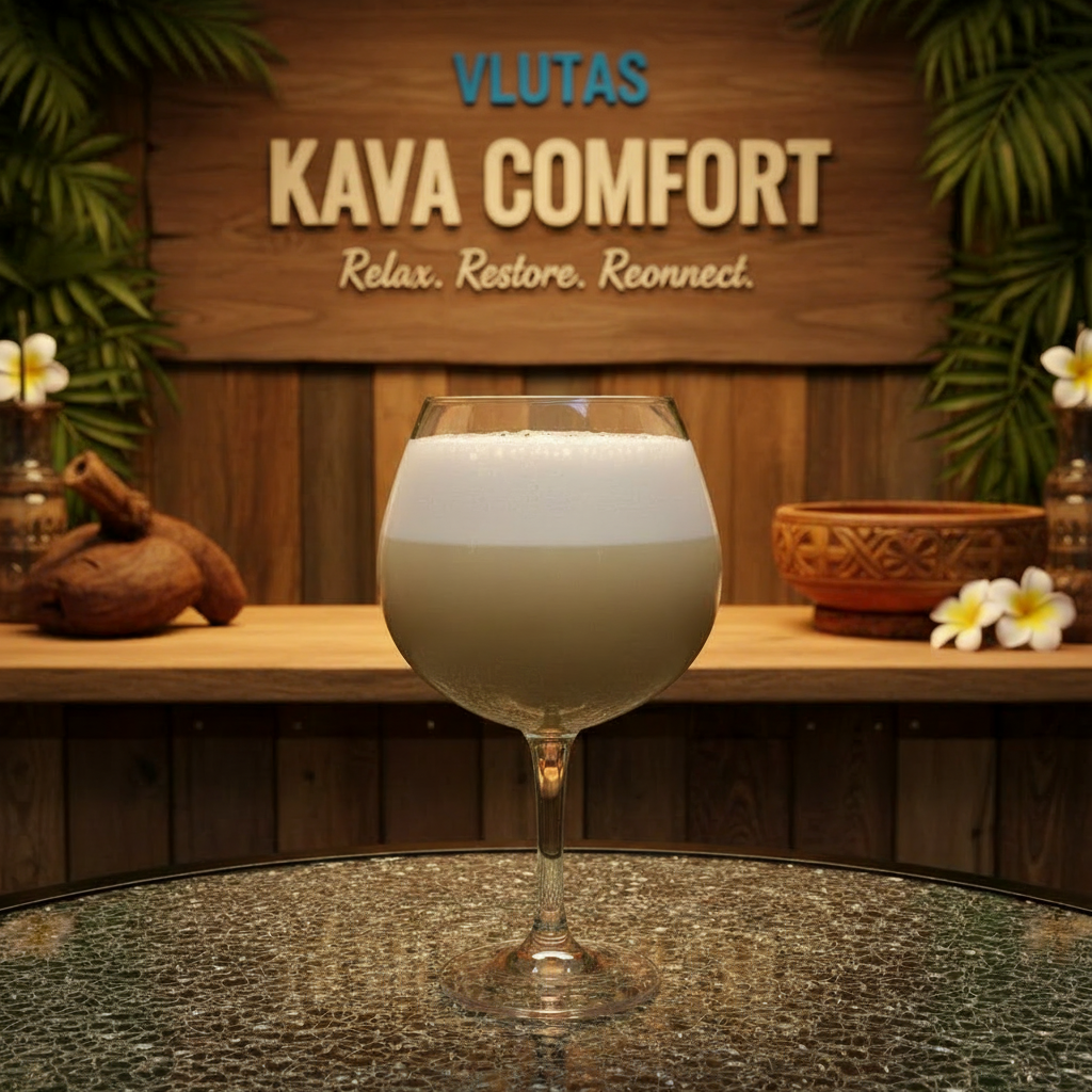 VLUTAS never-bitter Fijian kava powder drink pouch