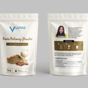 VLUTAS Fijian Kava Powder Drink No Bitterness pouch