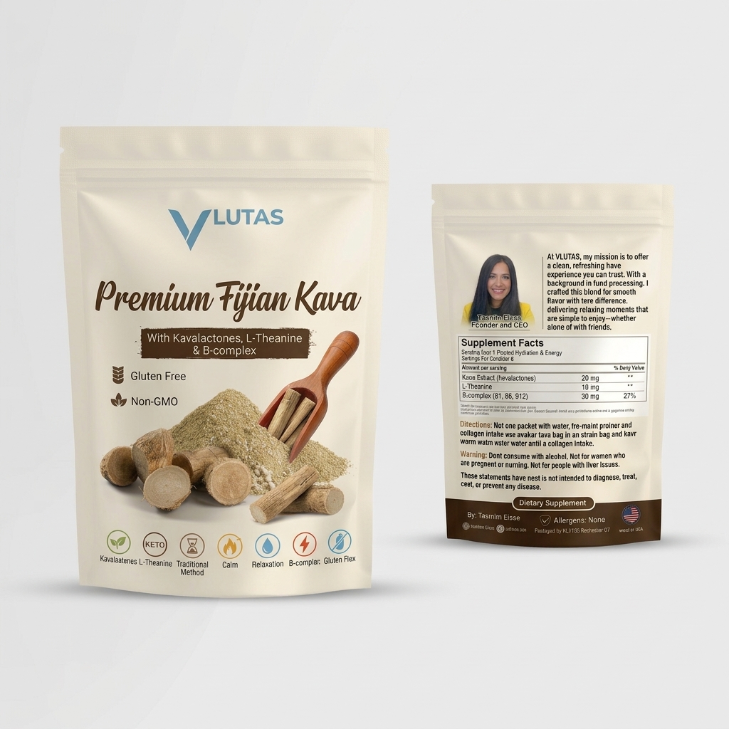 Premium Fijian kava, made smooth.