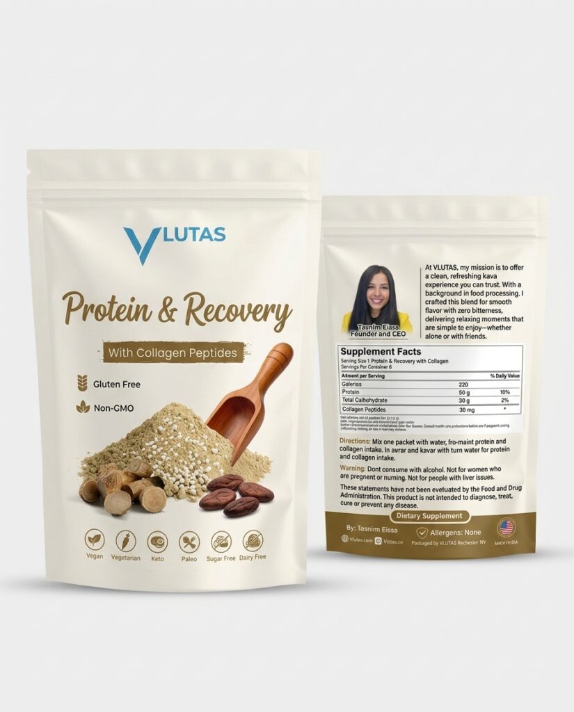 Protein and recovery – VLUTAS protein + collagen shake