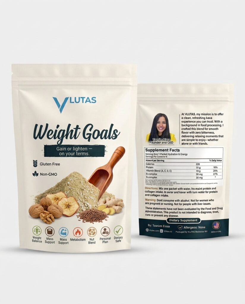 Weight goals – VLUTAS weight loss and weight gain drinks